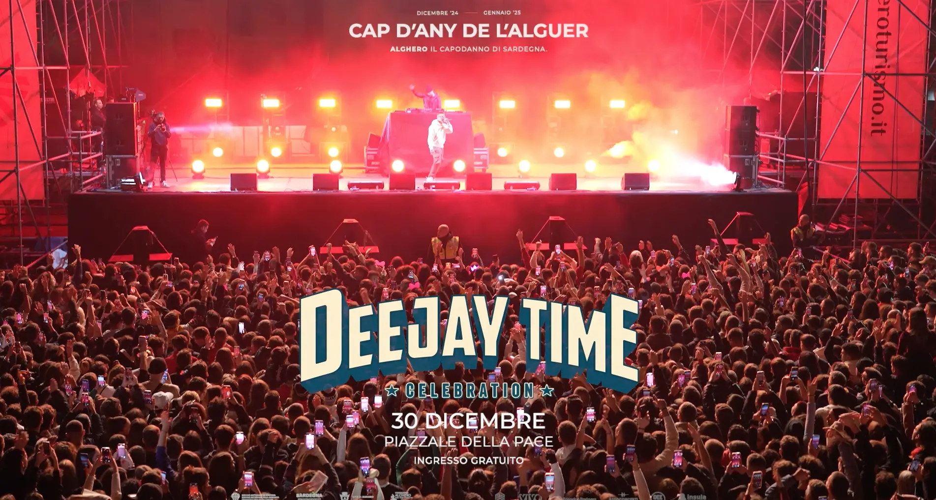 Il 30 dicembre ad Alghero il Deejay Time, con Albertino, Molella, Prezioso e Fargetta