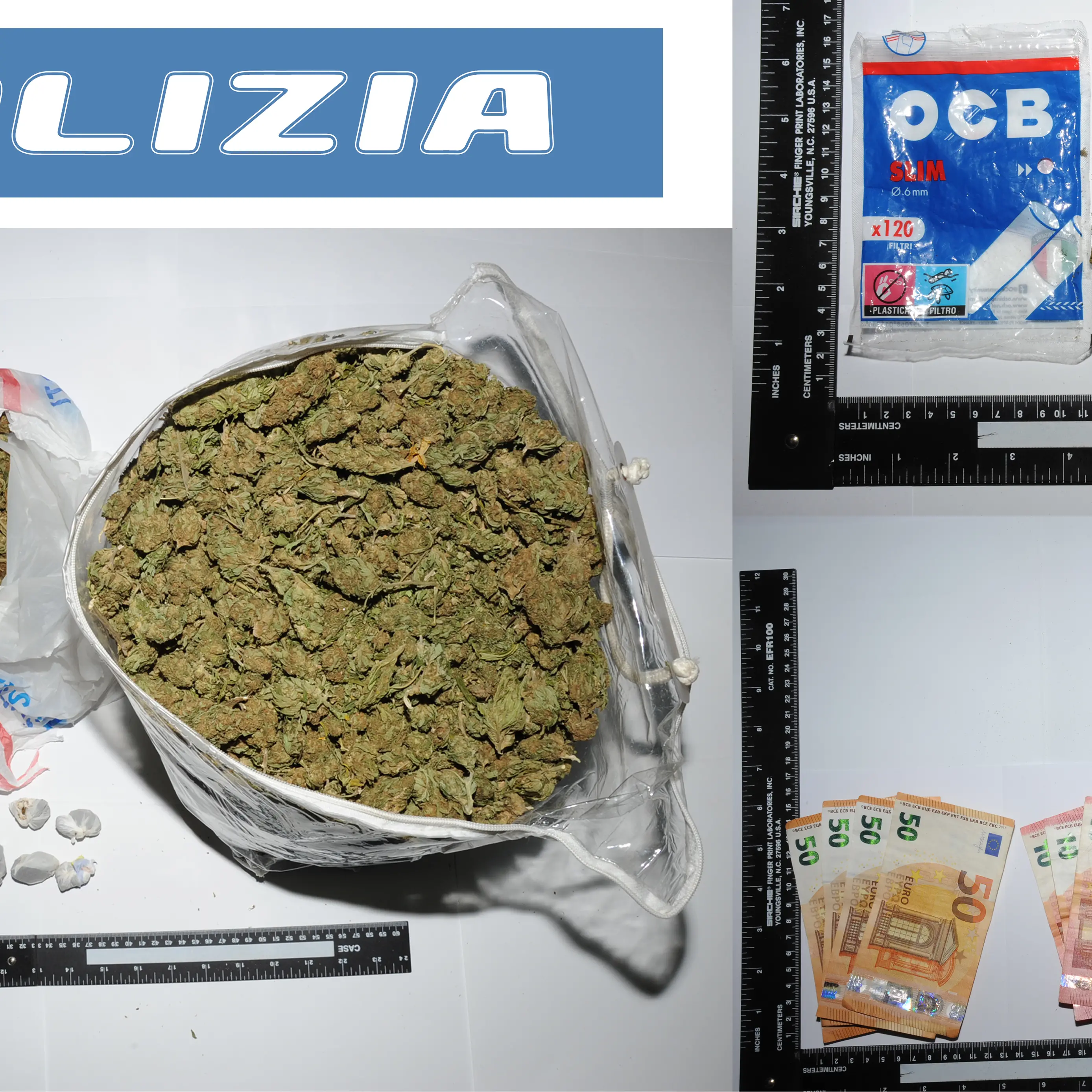 Spaccio di droga a Nuoro: arrestato un 21enne con un borsone pieno di marijuana