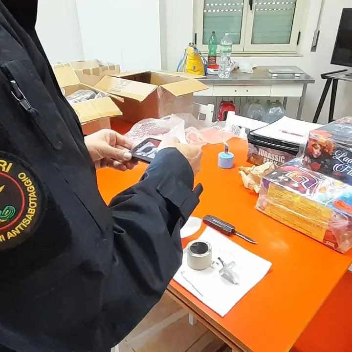 Arrestato 40enne a Sestu per fabbricazione illegale di esplosivi