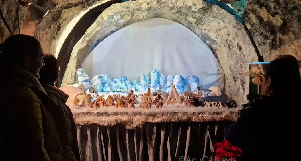 A Cagliari un presepe nei sotterranei del San Giovanni di Dio: focus sul disgelo