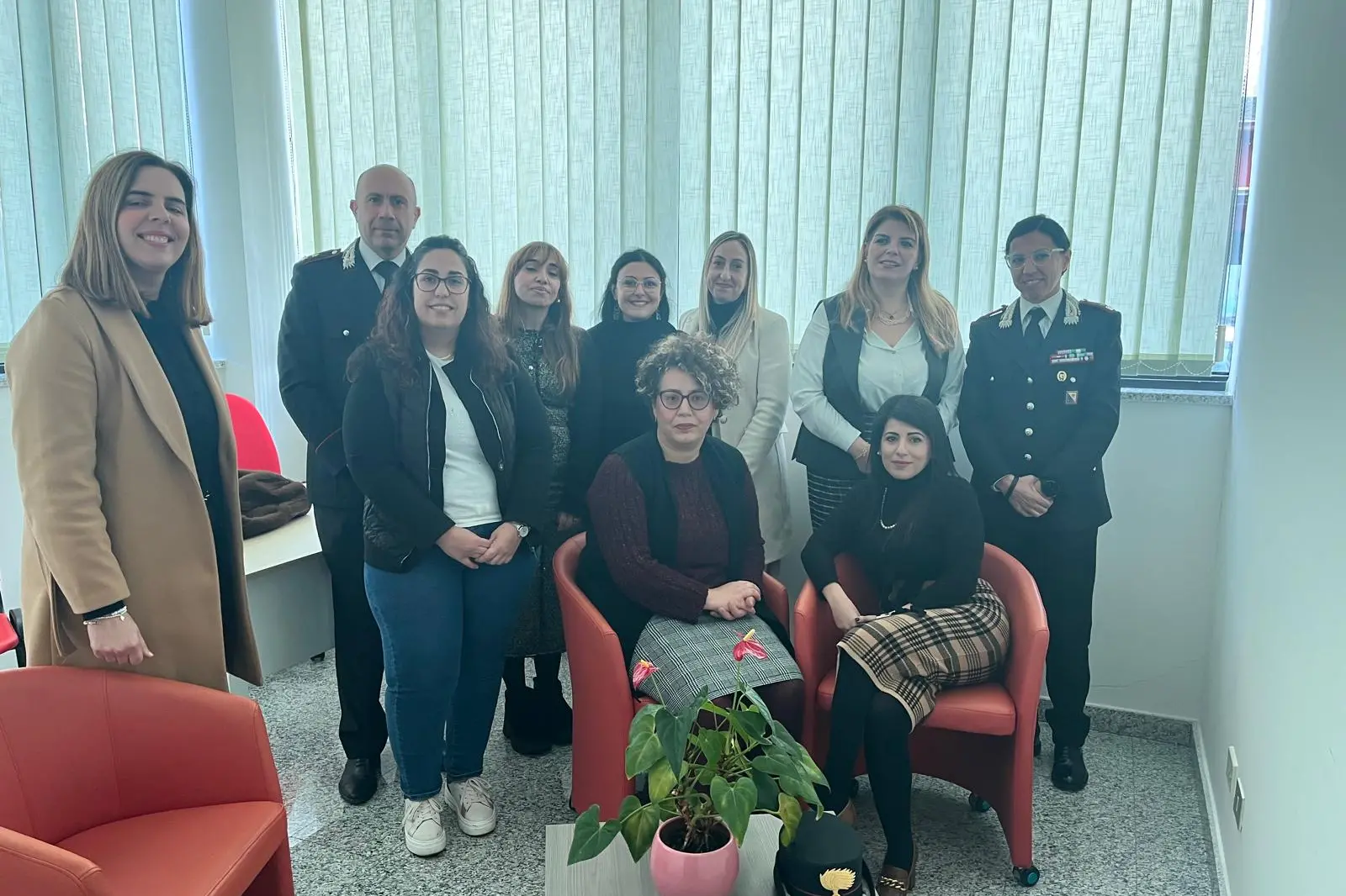 <p>Carabinieri e Centro Antiviolenza Feminas riuniti a Sanluri</p>\\n