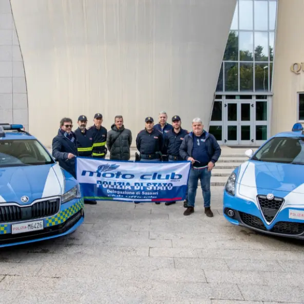 Il Moto Club Polizia di Stato ha donato due fasciatoi alla Clinica Pediatrica di Sassari