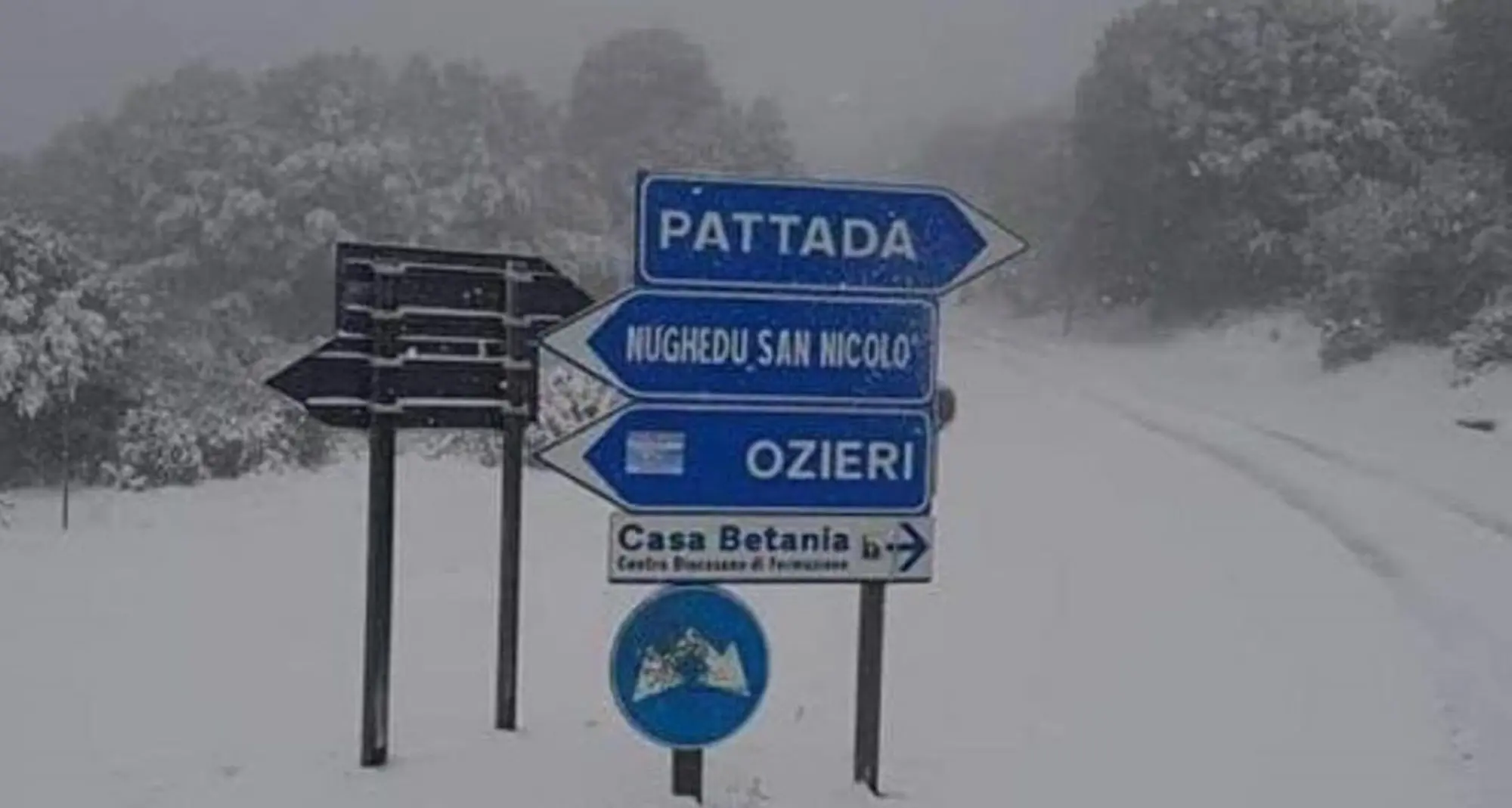 Neve in Sardegna: allerta della Protezione civile