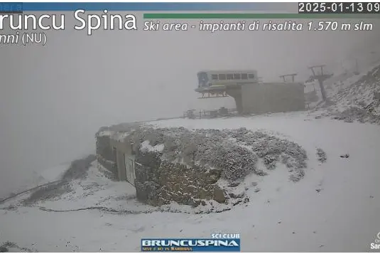 <p>3BMeteo. Webcam Bruncu Spina (Fonni). </p>\\n