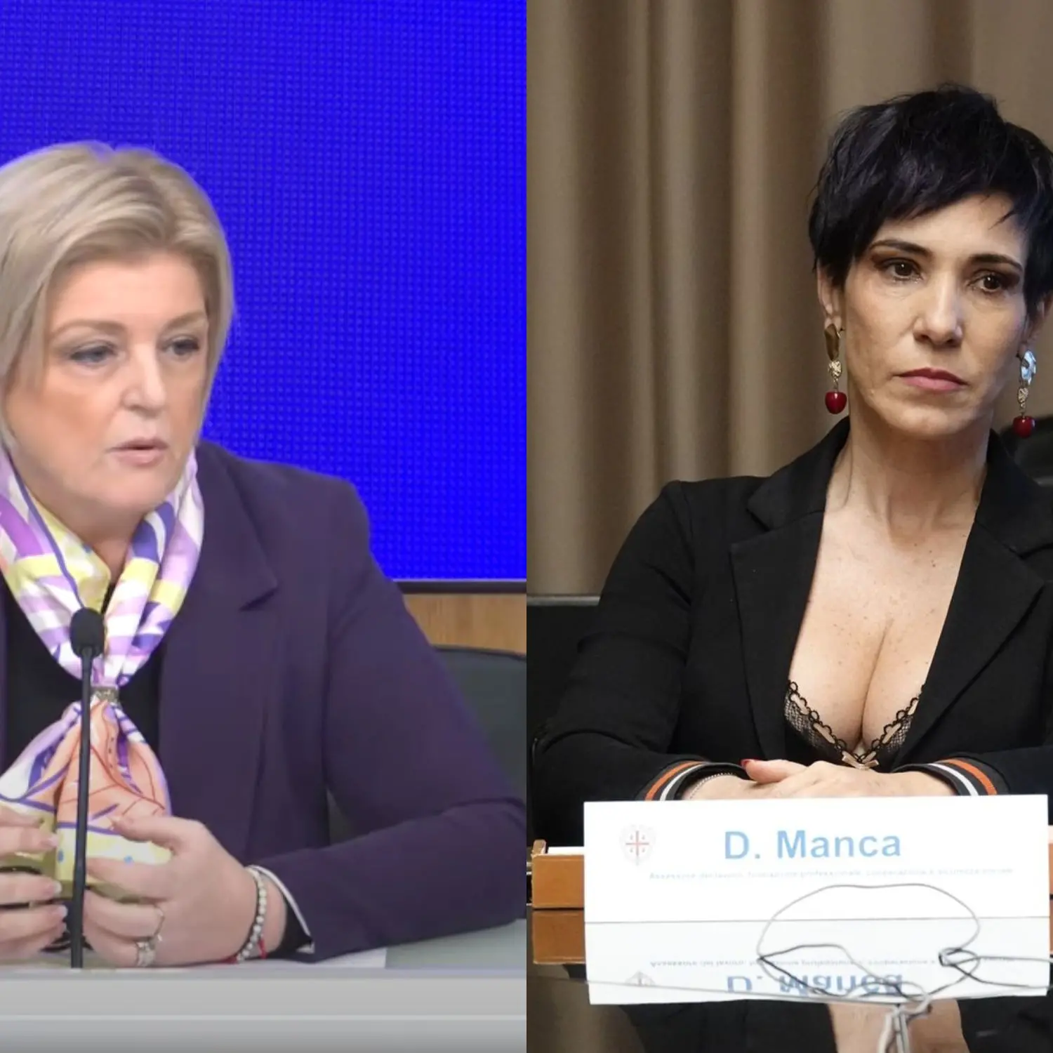 Scontro tra l'assessora Desirè Manca e il ministro Marina Calderone sulla crisi del Sulcis