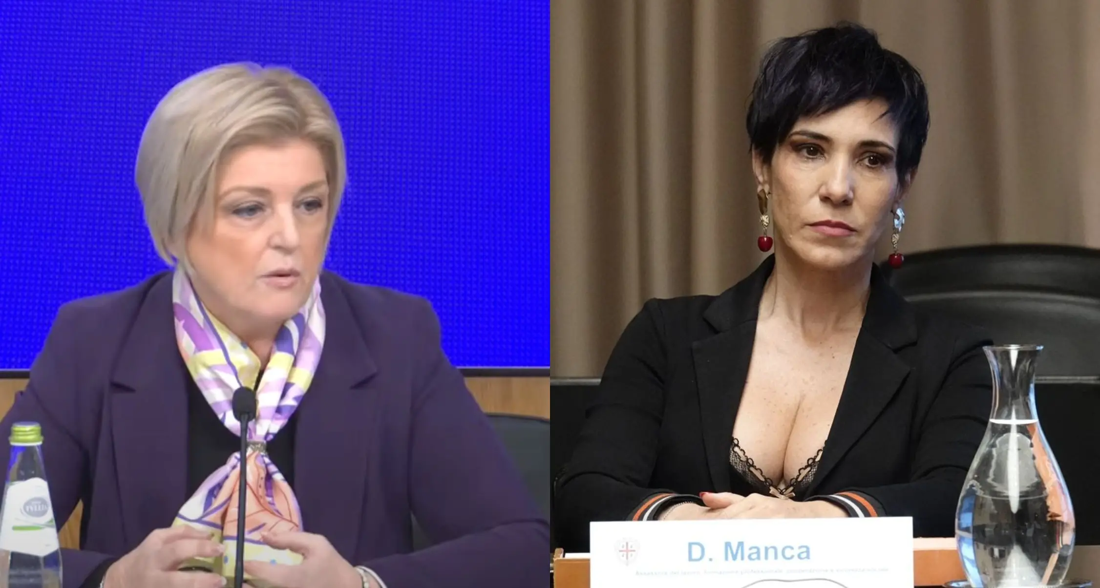 Scontro tra l'assessora Desirè Manca e il ministro Marina Calderone sulla crisi del Sulcis