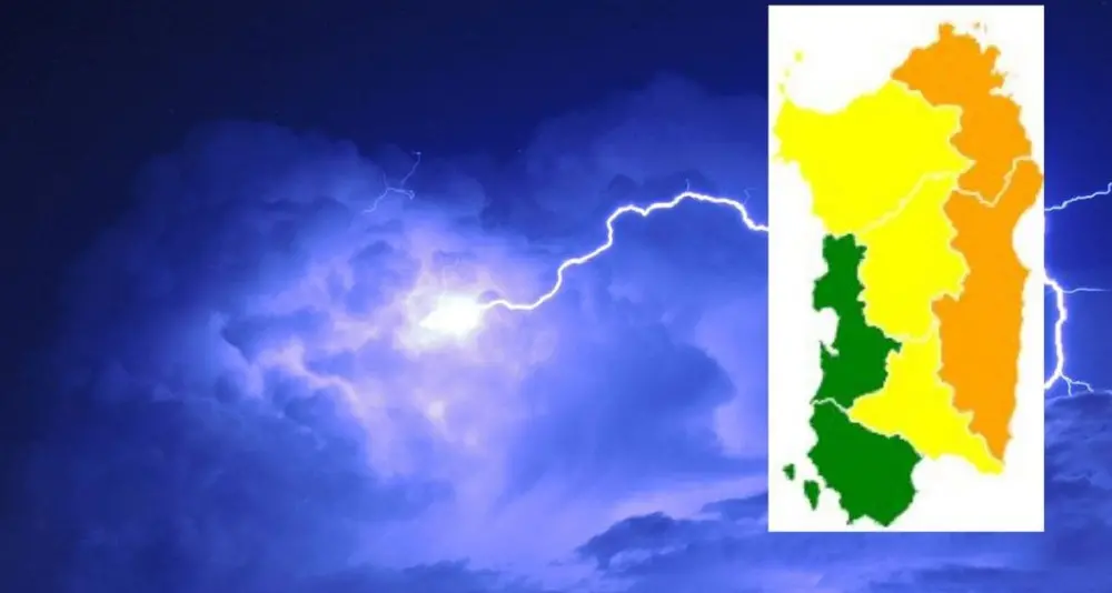 Allerta meteo prorogata in Sardegna: criticità derubricata ad arancione e gialla