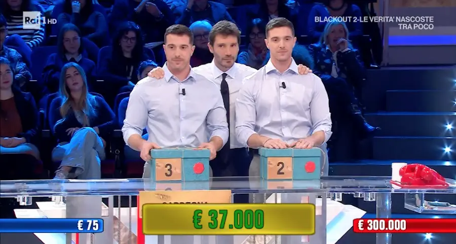 I gemelli di Uri protagonisti ad \"Affari Tuoi\": una serata di emozioni e ricordi
