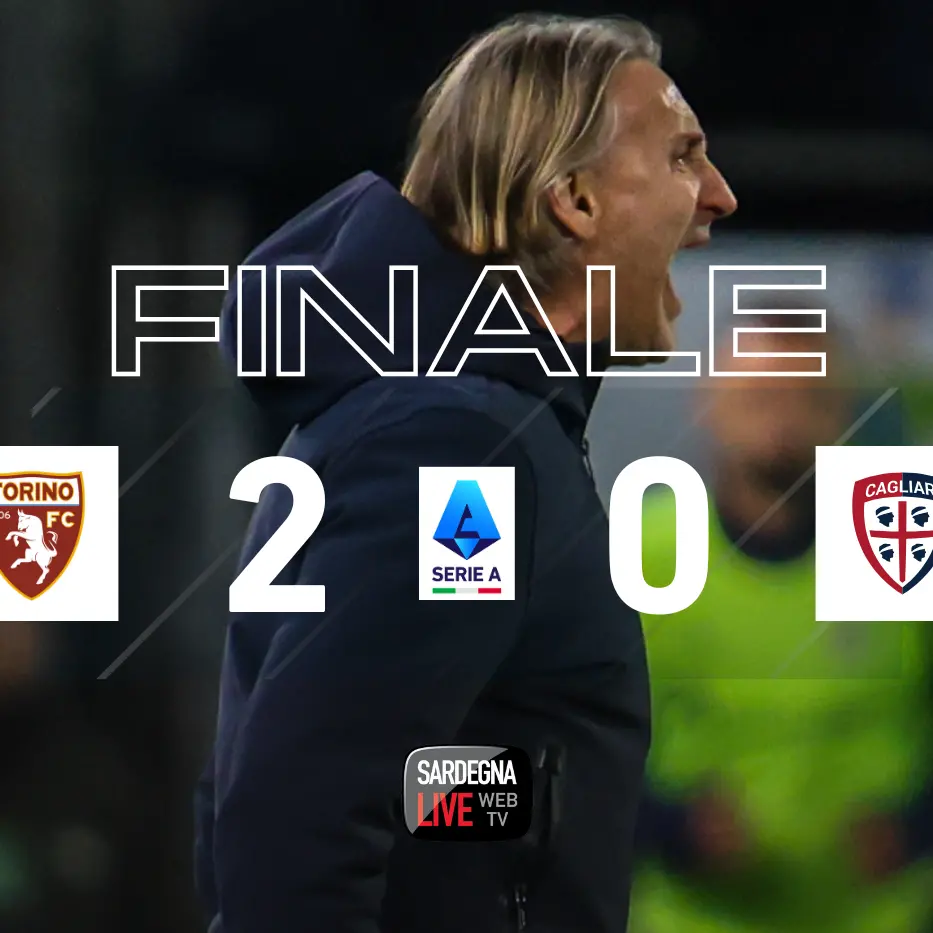 Serie A. Torino - Cagliari 2-0, rossoblù non pervenuti