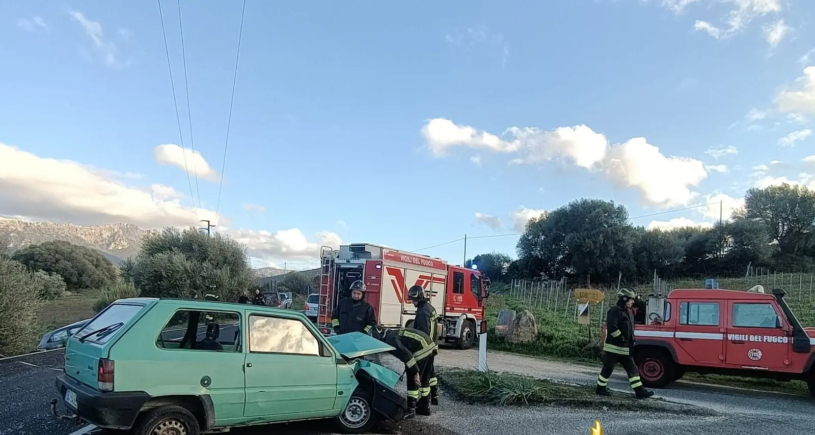 Incidente sulla Nuoro-Orgosolo: quattro feriti trasportati in ospedale