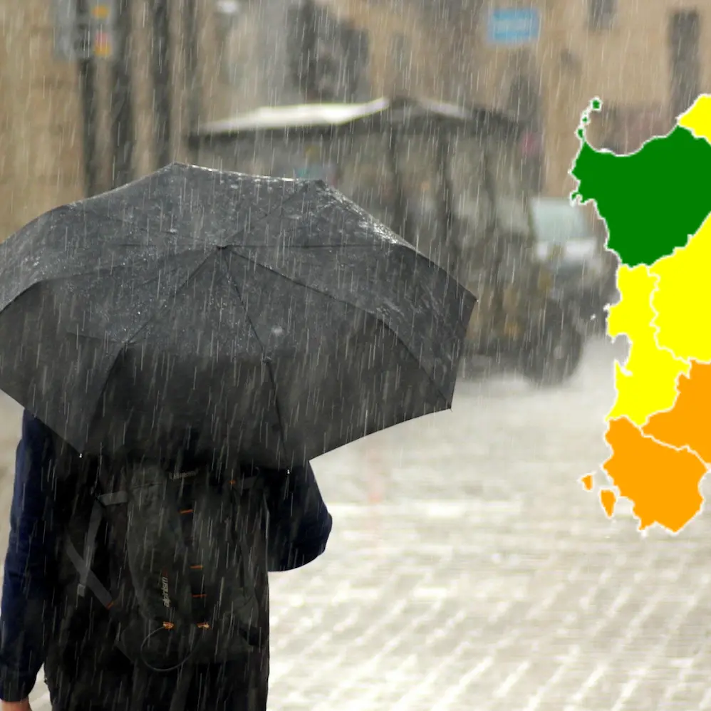 Maltempo in Sardegna, prorogata sino a domani l’allerta arancione