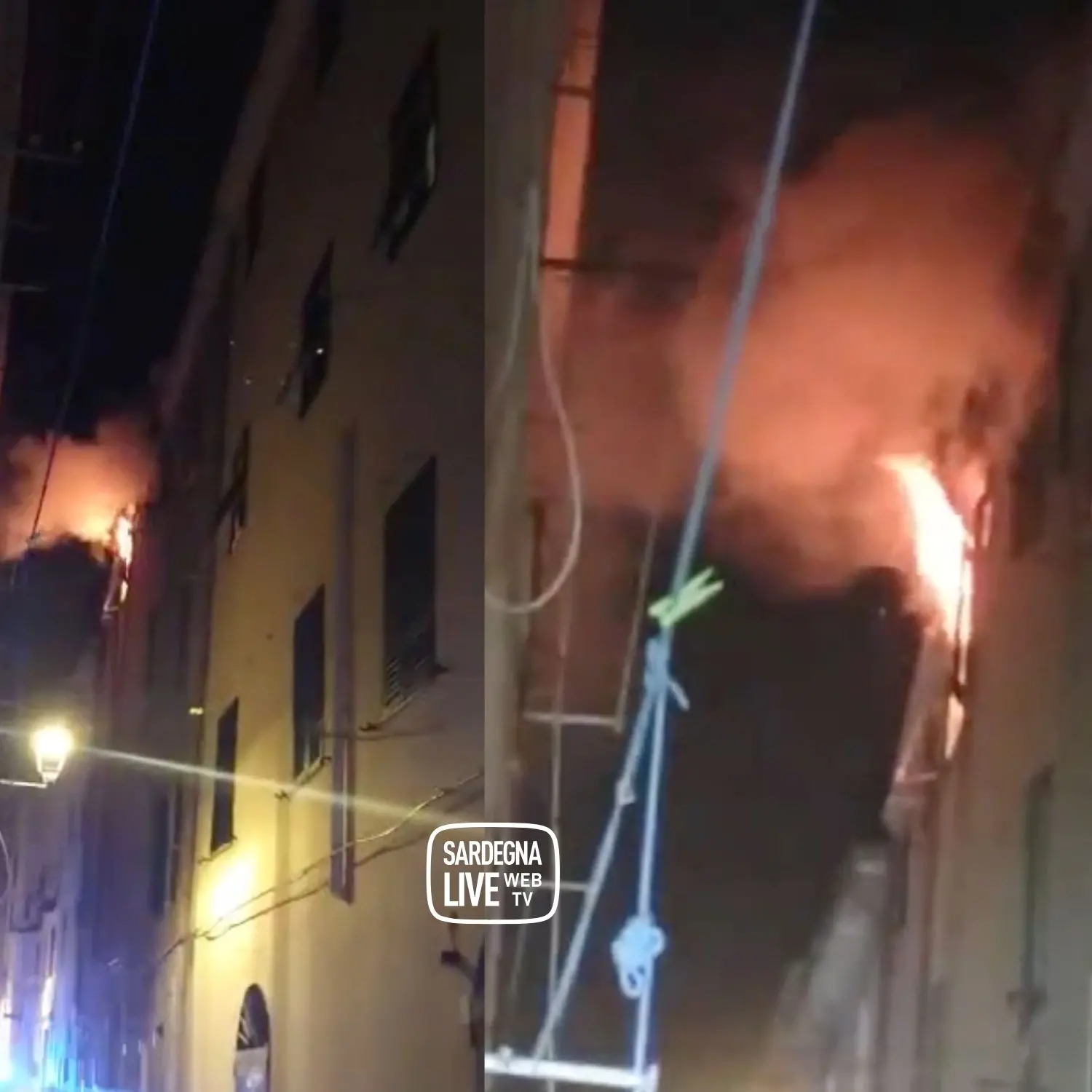 Paura ad Alghero: a causa di una stufa a gas divampa incendio in un appartamento | VIDEO