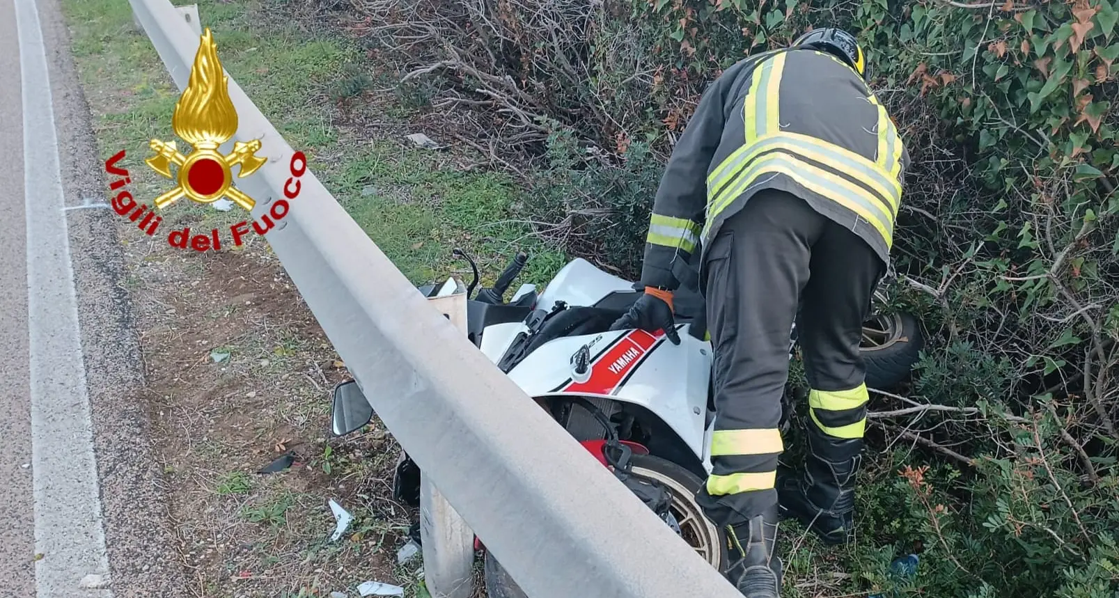 Moto fuori strada sulla SP 105 ad Alghero: feriti due giovani