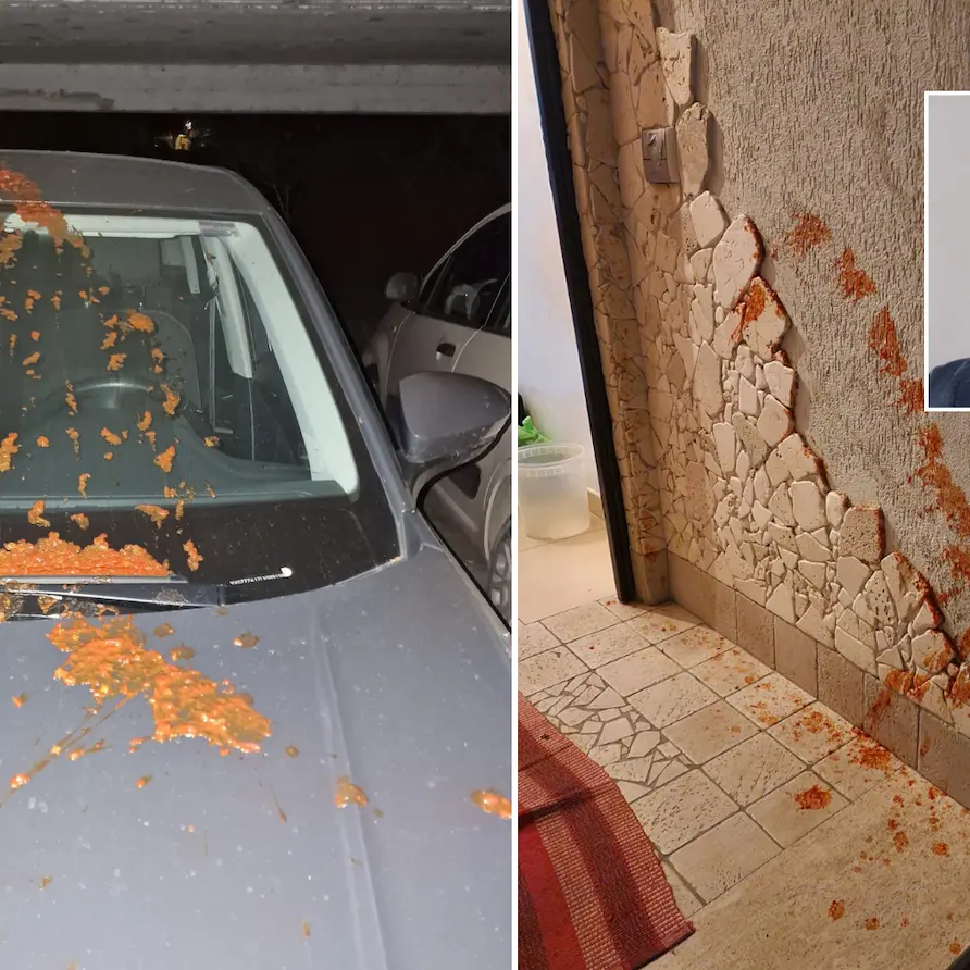 Sugo sull’auto del consigliere comunale Christian Mulas ad Alghero. “Non mi fermano”