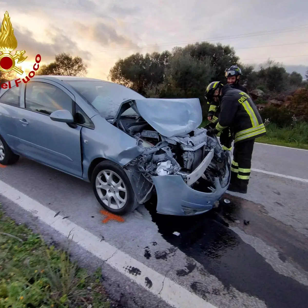 Brutto incidente tra Orosei e Cala Liberotto: tre auto coinvolte e quattro feriti