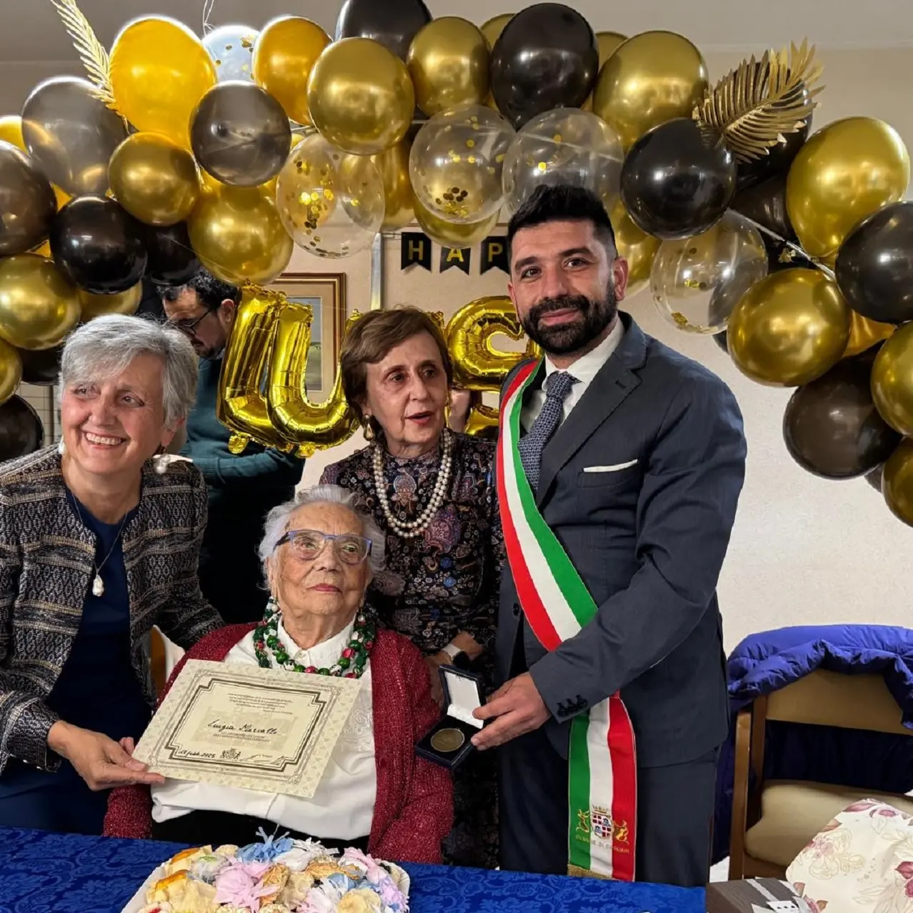 Luigia Mercalli festeggia 110 anni: la donna più longeva della Sardegna