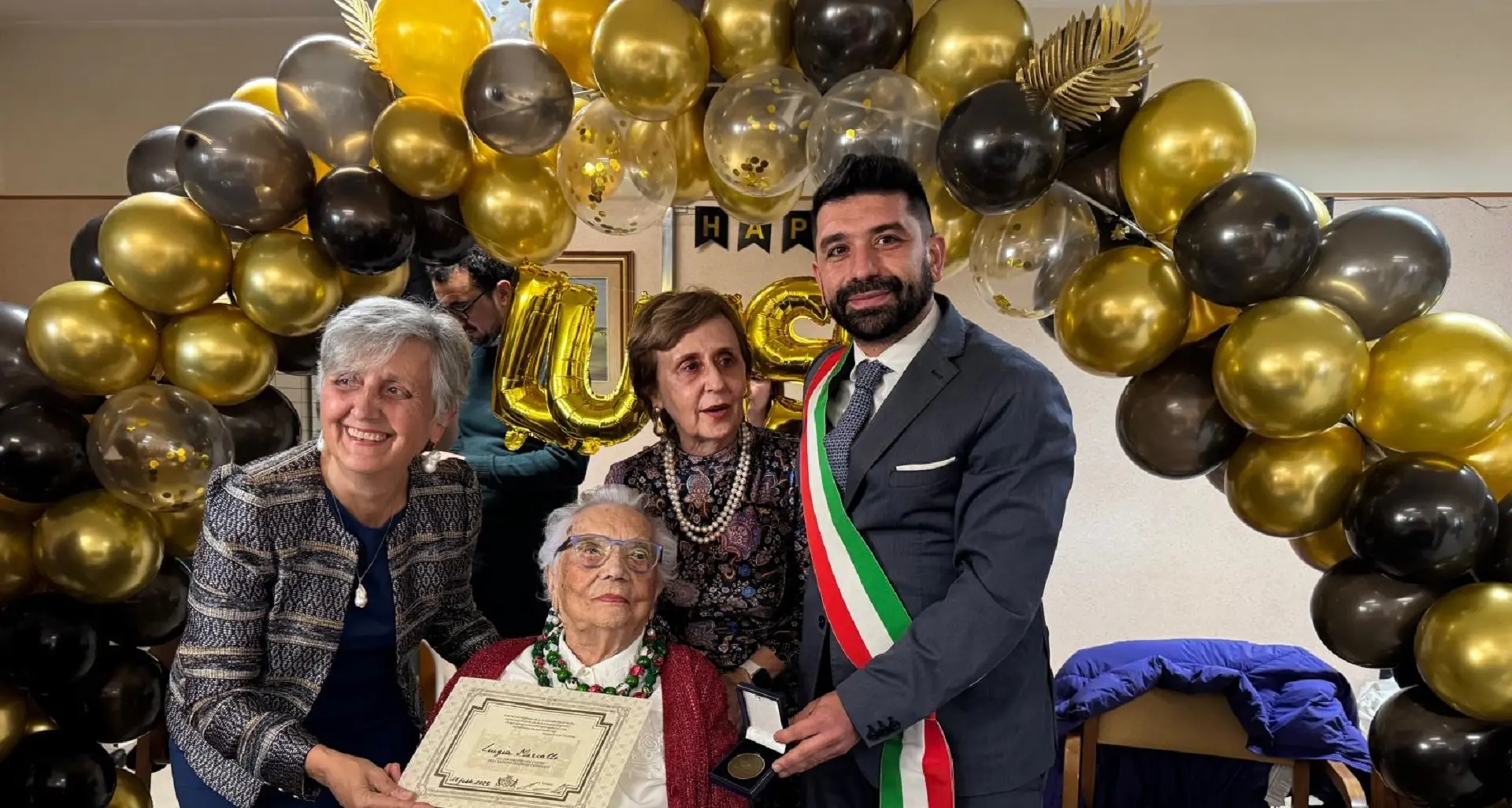 Luigia Mercalli festeggia 110 anni: la donna più longeva della Sardegna