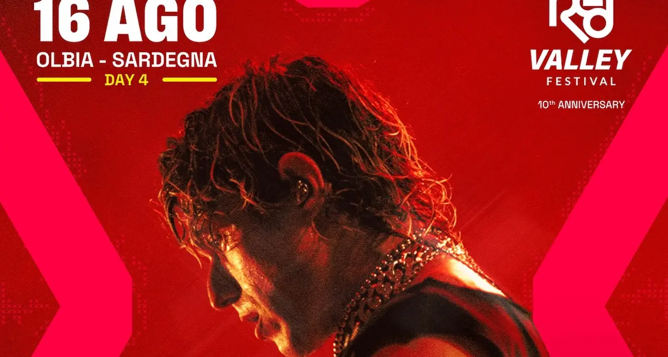 Red Valley 2025 a Olbia: Irama e Lazza le prime star annunciate