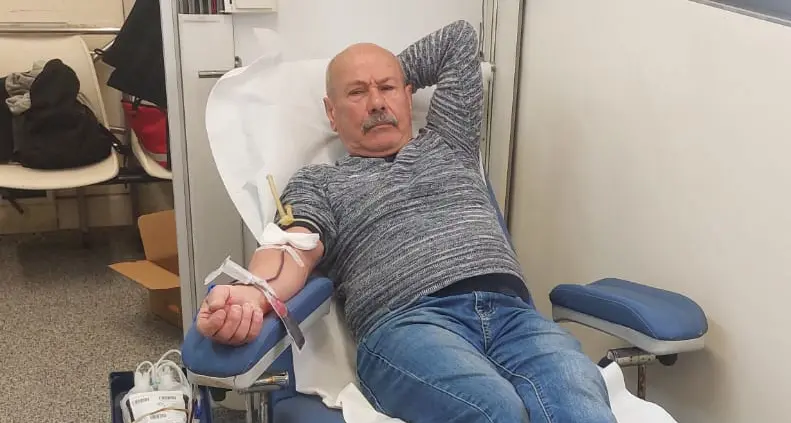 Una vita dedicata alla solidarietà: Giulio Cossu, donatore di sangue da record a Florinas
