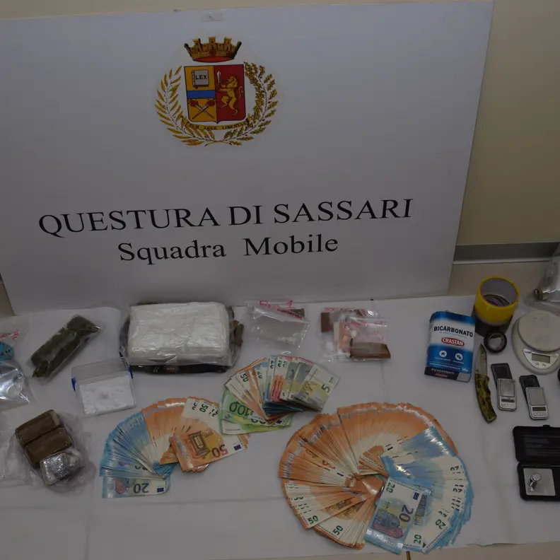 Maxi sequestro di droga a Sassari: in arresto un uomo