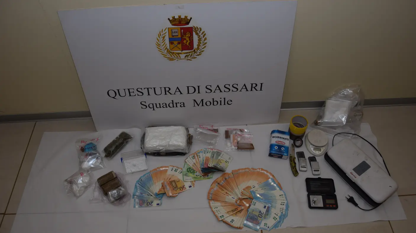 Maxi sequestro di droga a Sassari: in arresto un uomo