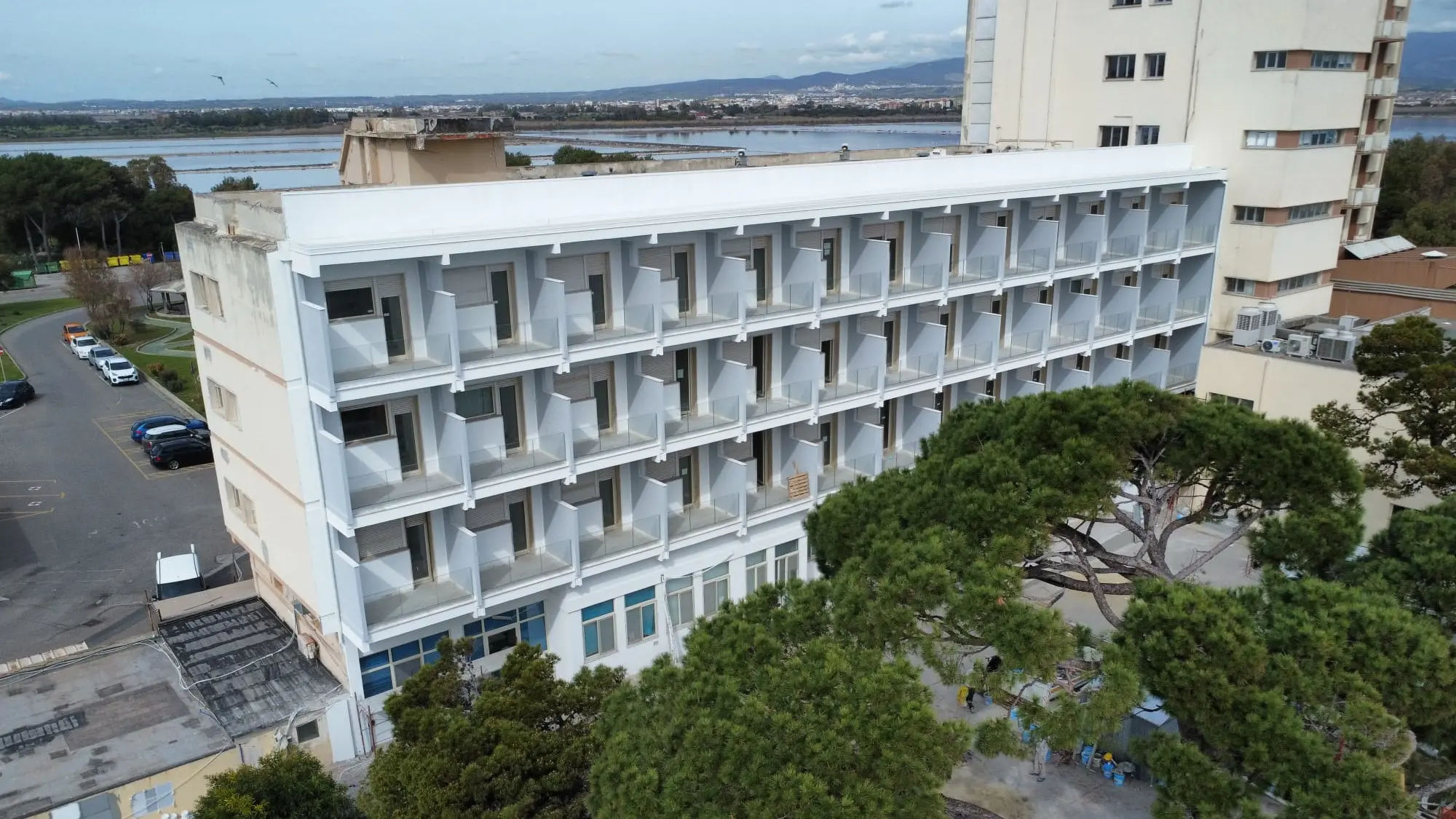 Completati i lavori di restauro alla facciata dell'Ospedale Marino di Cagliari