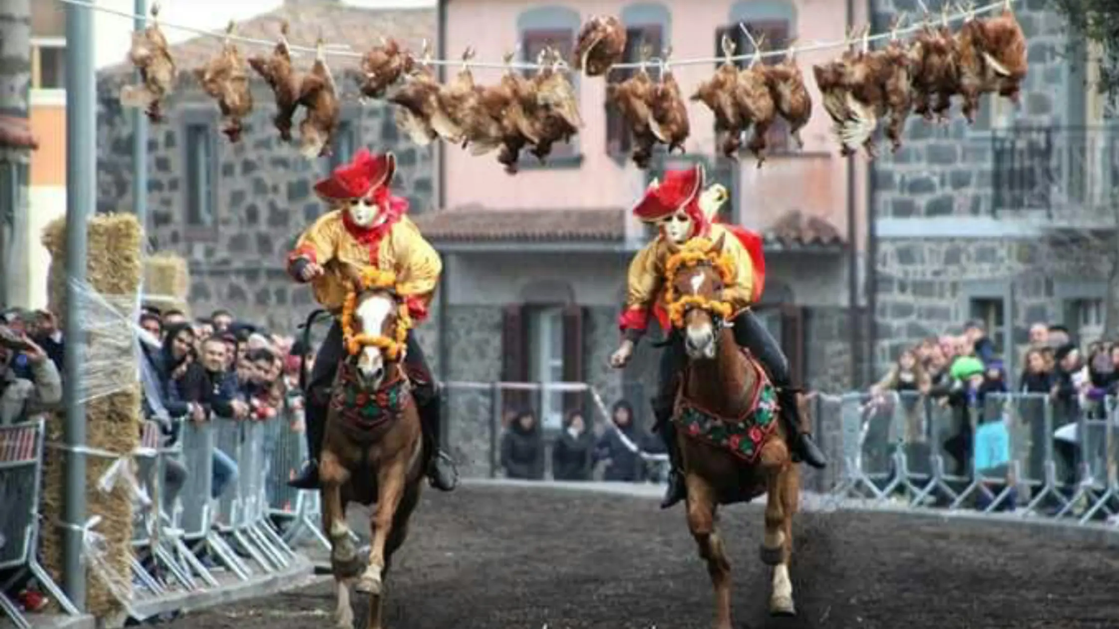 Corsa \"a su puddu\" di Sedilo: polemiche di animalisti e parlamentari, ma la festa si fa