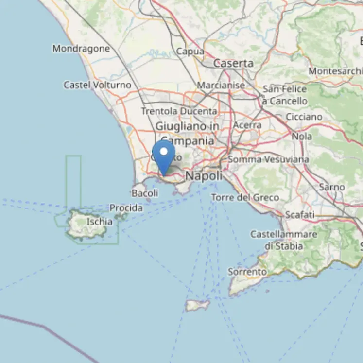 Nuova scossa di terremoto nell’area dei Campi Flegrei: magnitudo 3.9
