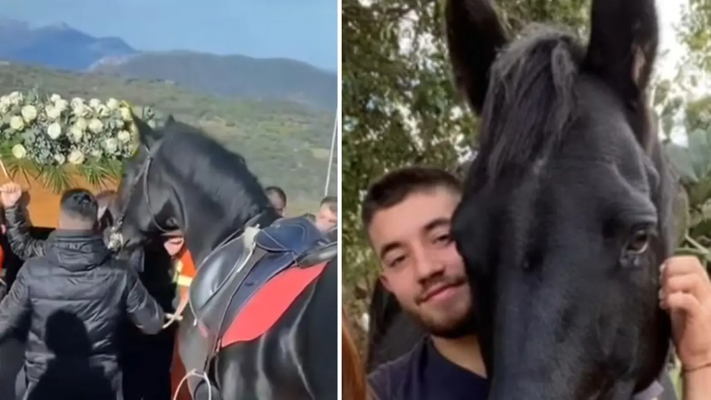 Ilbono si ferma per Marco Mameli: un corteo di dolore e affetto. Anche il suo cavallo al cimitero