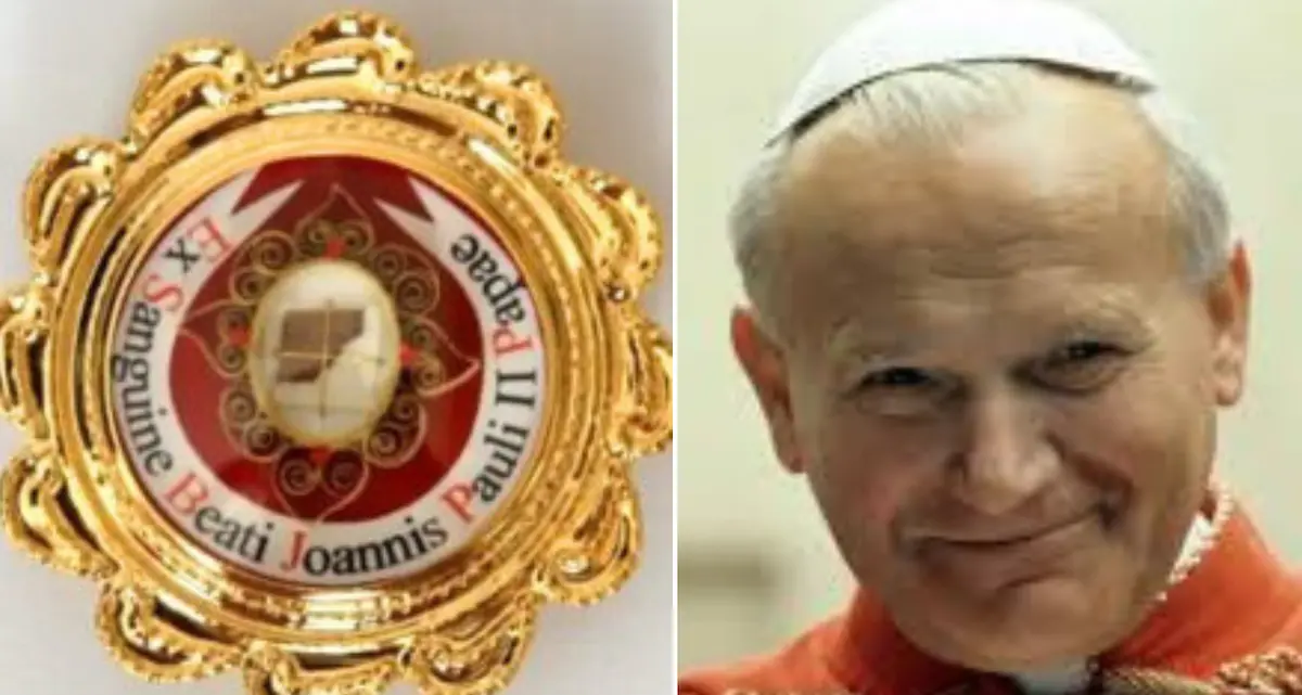 A Calangianus arriva la reliquia di San Giovanni Paolo II