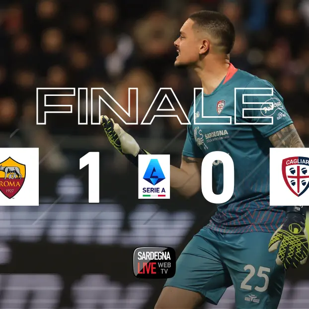 Un Cagliari generoso esce sconfitto di misura da Roma
