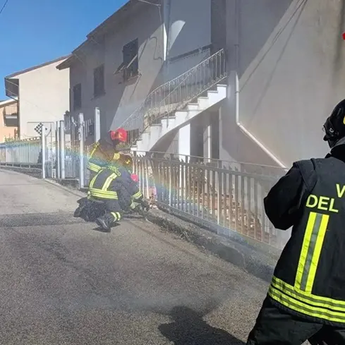 Fuoriuscita di gas in via Repubblica: intervengono i Vigili del Fuoco a Ozieri