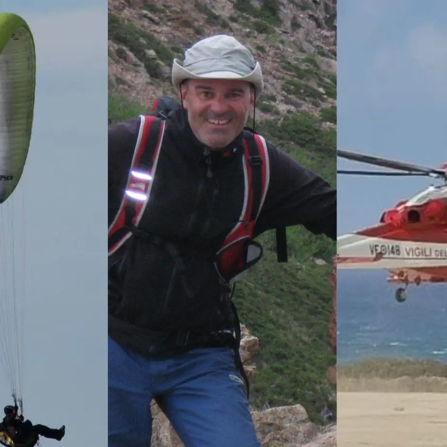 Dramma ad Arbus: ritrovato senza vita Mauro Abis, l'uomo disperso con il parapendio