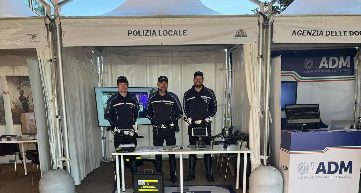 La Polizia locale di Sassari alle Giornate di Orientamento Universitario 2025