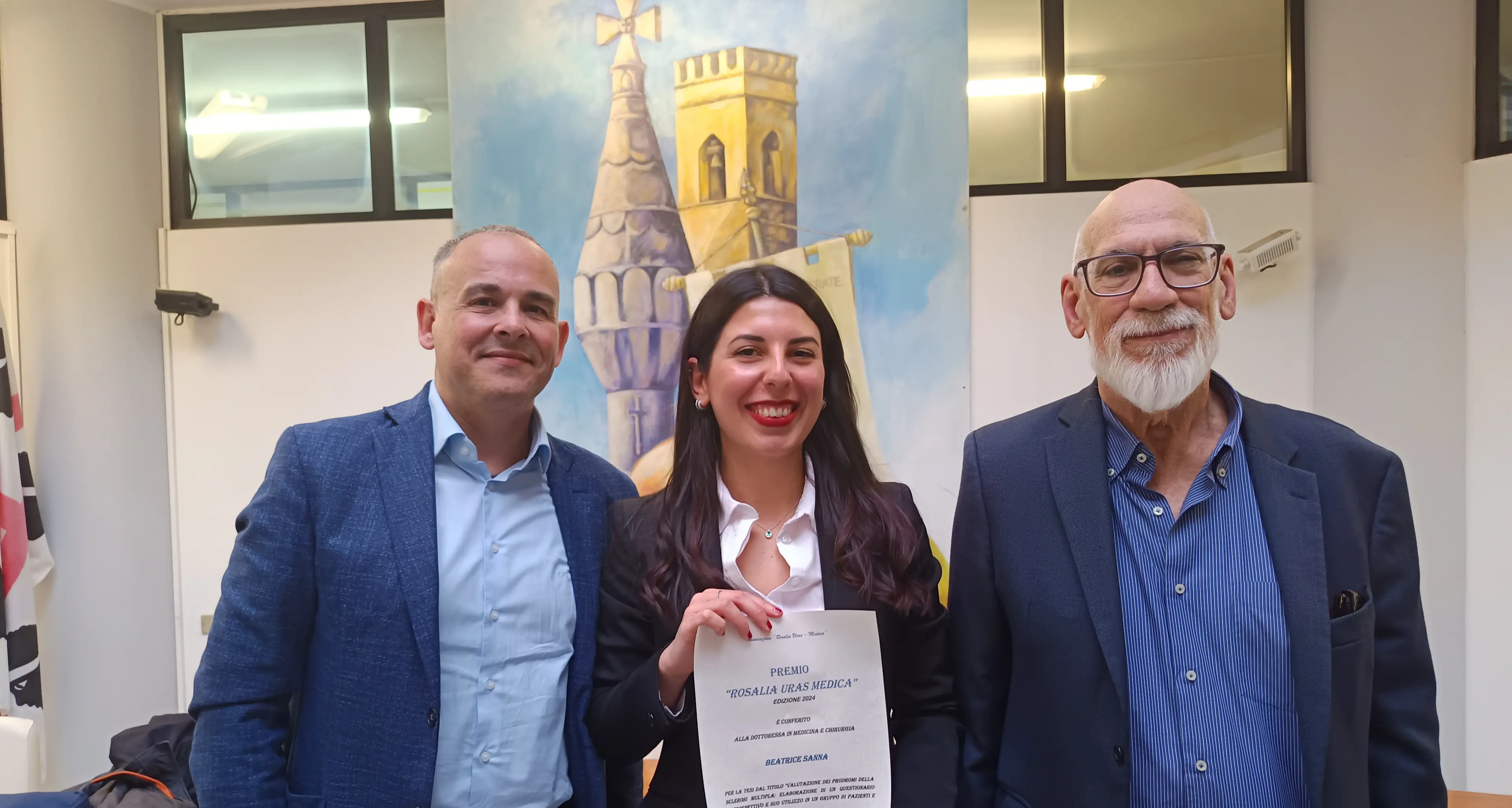 San Sperate. Beatrice Sanna vince il premio \"Rosalia Uras\" con la tesi sulla sclerosi multipla