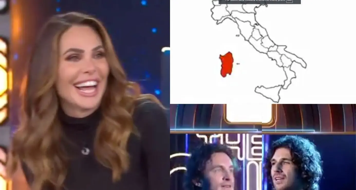 “La Sardegna non è una regione dell’Italia”: gaffe a The Couple, condotto da Ilary Blasi