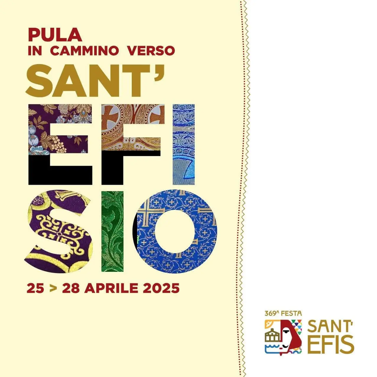 “Pula in cammino verso Sant’Efisio”, dal 25 al 28 aprile diversi appuntamenti