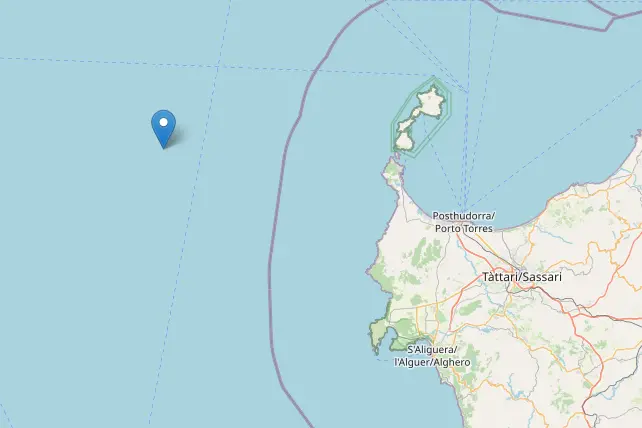 <p>Il terremoto registrato dall\\'Ingv</p>\\n