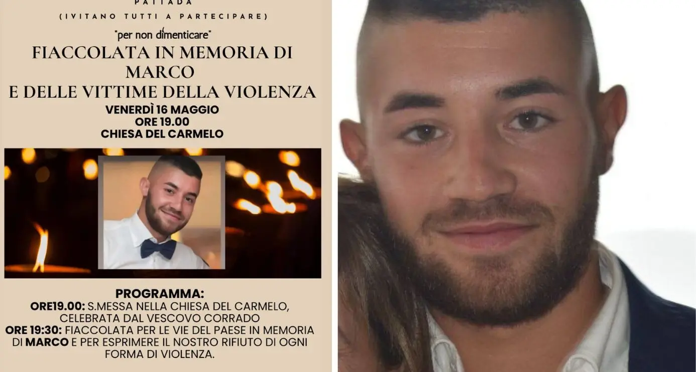 Pattada si stringe nel ricordo di Marco Mameli: fiaccolata venerdì 16 maggio