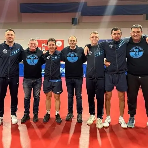 Il Tennistavolo Sassari è campione d'Italia: è il primo storico Scudetto
