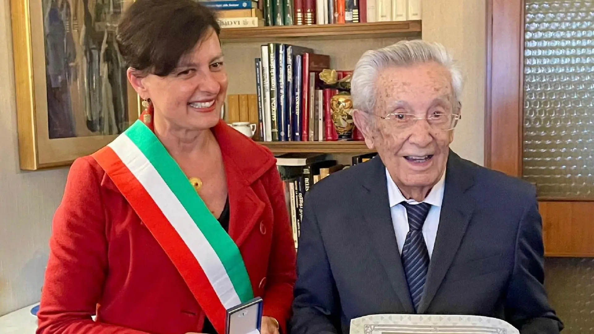 Un nuovo centenario a Cagliari: l'ingegnere Ugo Mele festeggia un secolo di vita