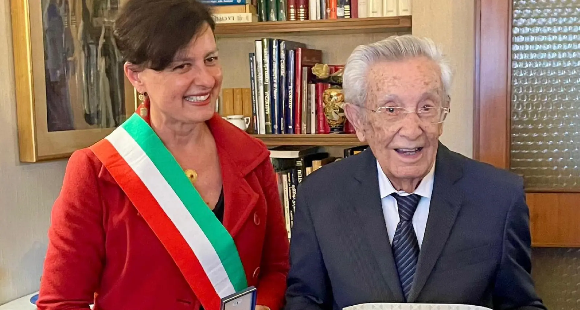 Un nuovo centenario a Cagliari: l'ingegnere Ugo Mele festeggia un secolo di vita