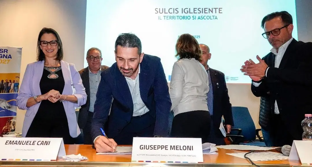 Nuovo protocollo per lo sviluppo del Sulcis: firmato l'accordo tra Regione e Comuni