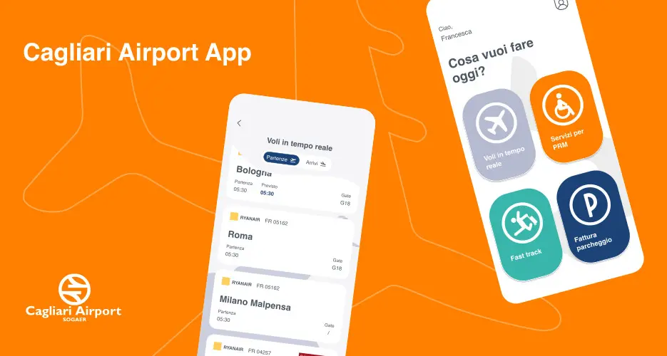 Nuova app per l'aeroporto di Cagliari: servizi a portata di clic