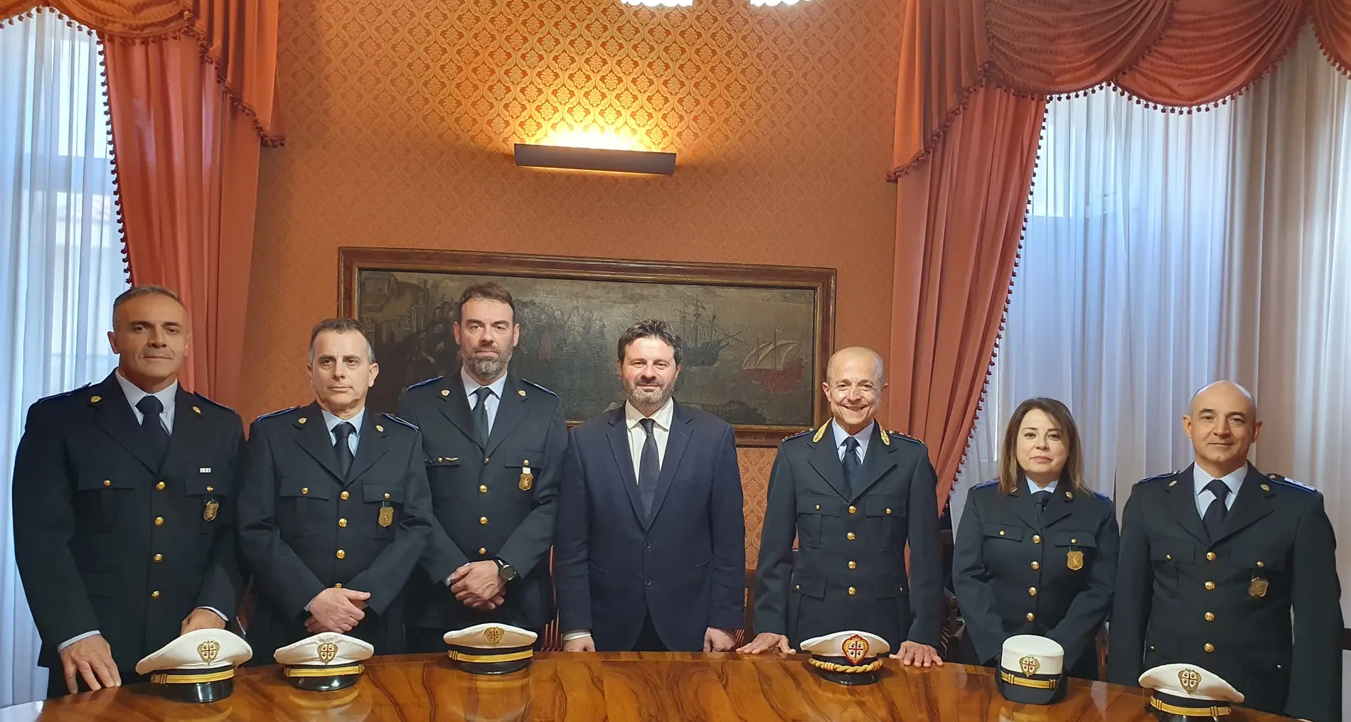 Cinque nuovi ufficiali per la polizia locale di Sassari