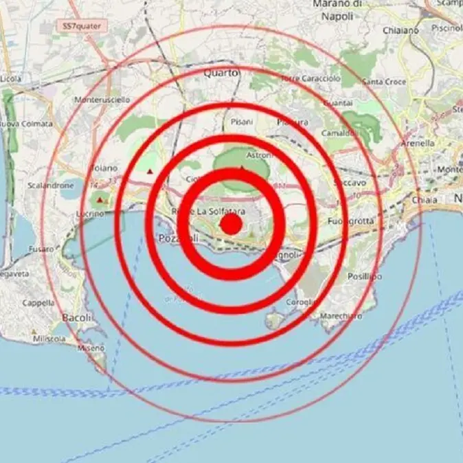 Terremoto ai Campi Flegrei: scossa di magnitudo 4.4 scuote Pozzuoli
