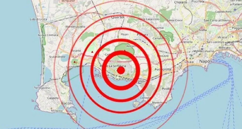 Terremoto ai Campi Flegrei: scossa di magnitudo 4.4 scuote Pozzuoli