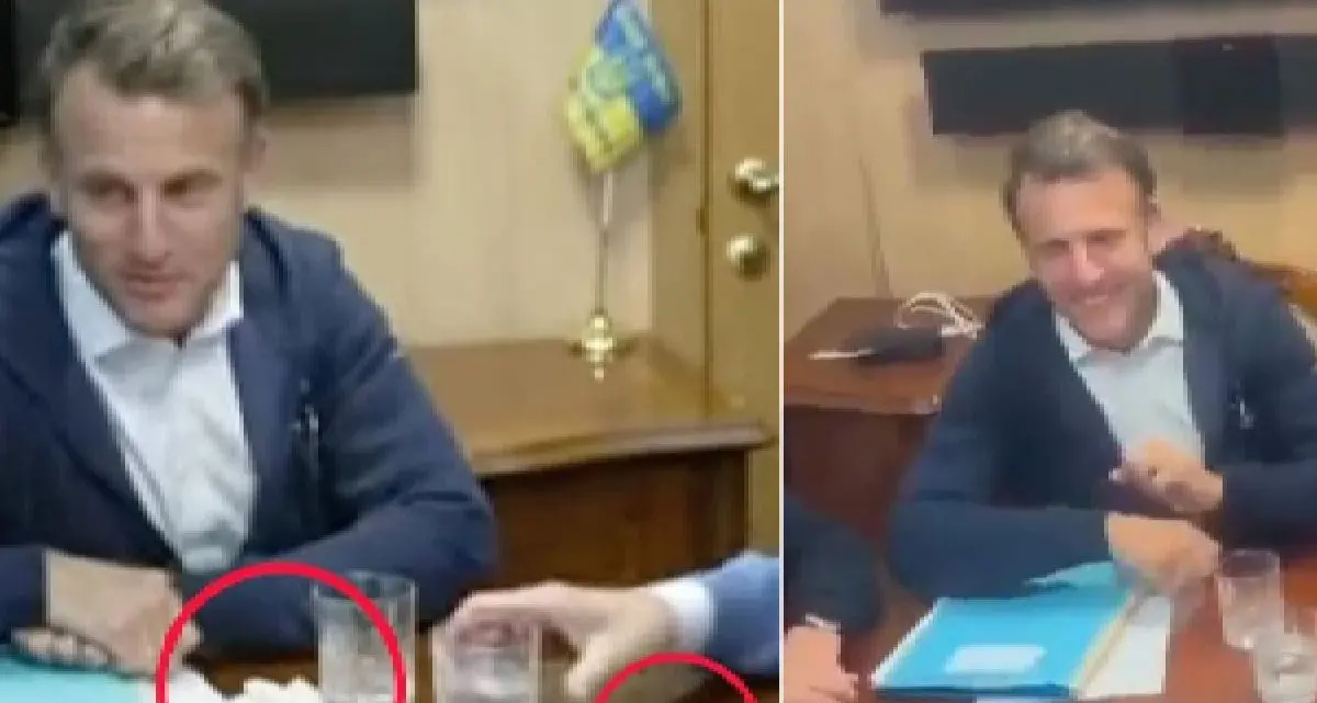 \"Macron e Merz sorpresi a sniffare cocaina\", ma è una bufala. Smentita ufficiale dell'Eliseo