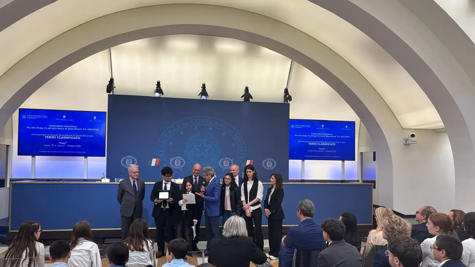 Creatività e impegno: Liceo Azuni di Sassari premiato per un progetto contro le dipendenze