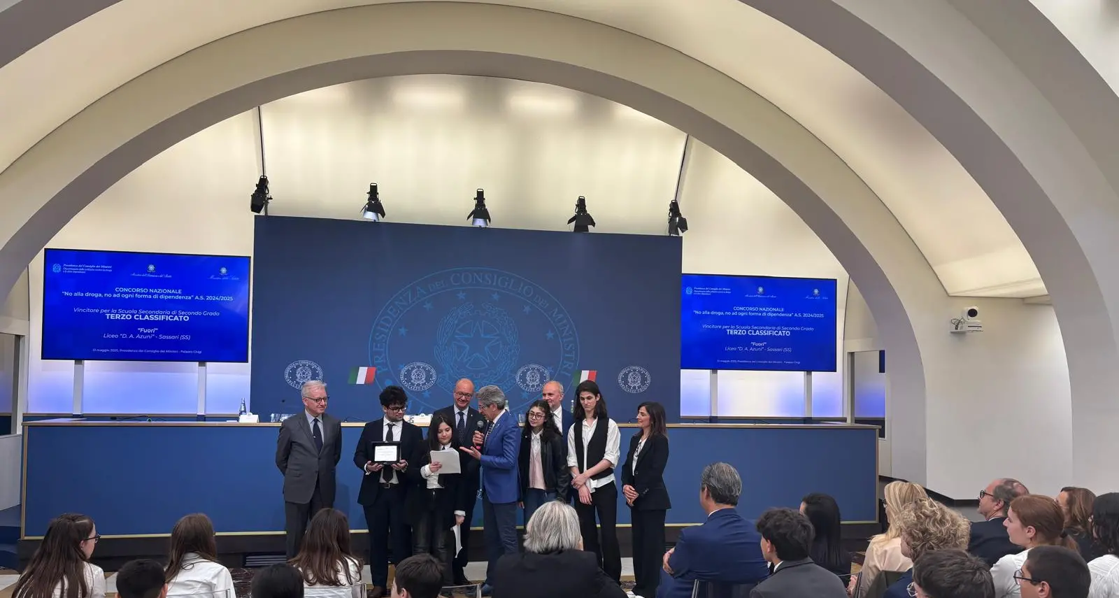 Creatività e impegno: Liceo Azuni di Sassari premiato per un progetto contro le dipendenze